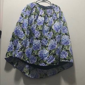 Floral High Waisted Skirt